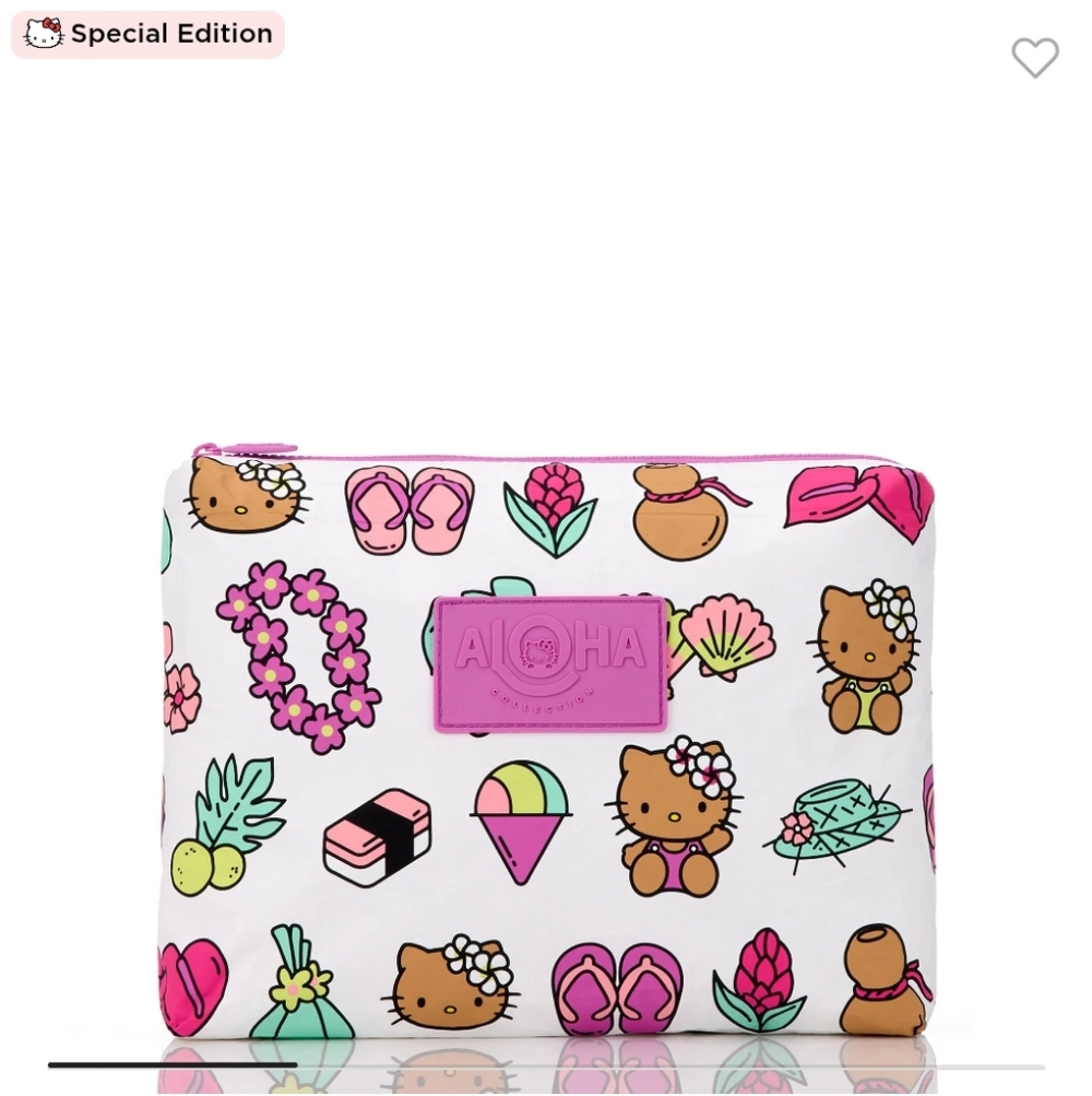 Hello Kitty Aloha Collection Mid Pouch Exclusive to Hawaii